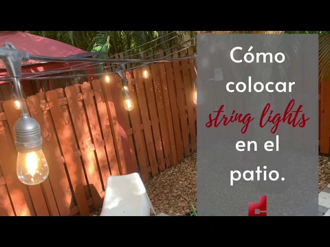Download MP3 Cómo colocar string lights o luces colgantes en el patio