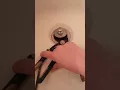 How to remove WATCO pull--down bathtub drain plug and unclog drain