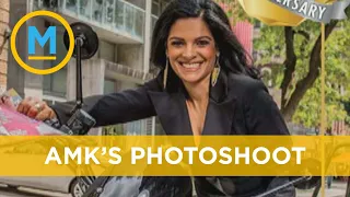 Download Anne-Marie poses with a motorcycle for HELLO! Canada photoshoot | Your Morning MP3