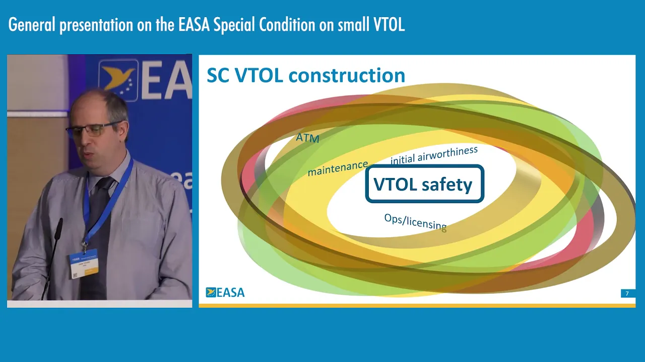 General presentation on the EASA Special Condition on small VTOL - Rotorcraft & VTOL Symposium 2019