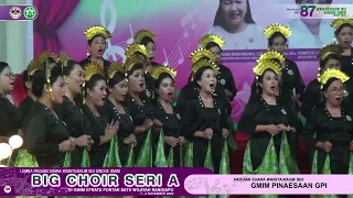 juara 2 big choir seri a mars wanita kaum ibu gmim haleluya pujilah allah by living r kalalo