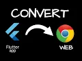 Convert flutter app to web Flutter website