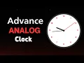 Build a Stunning Analog Clock with HTML CSS JS No Frameworks