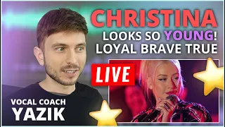 Download Vocal Coach YAZIK react to Christina Aguilera - Loyal Brave True (Live) MP3