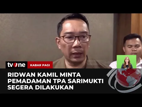 Ridwan Kamil Minta Bupati Bandung Barat Tetapkan Kebakaran TPA Sarimukti Jadi Siaga Bencana
