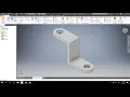 Inventor Re create an Angle Bracket