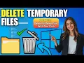 Delete ALL Temporary Files in 2 Minutes 2026 One-Click BATCH Script RUN Commands Tutorial