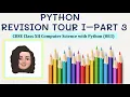 Python Revision Tour I - Part 3