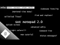 Batch file Notepad with GUI and mouse version 2 0
