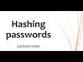 Hashing passwords in Java