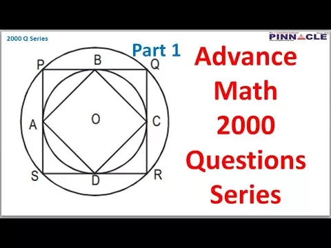 ssc cgl 2018 Advance Math Difficult Questions 2000 Q Series Geometry Part 1