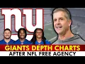 UPDATED Giants Depth Charts After NFL Free Agency