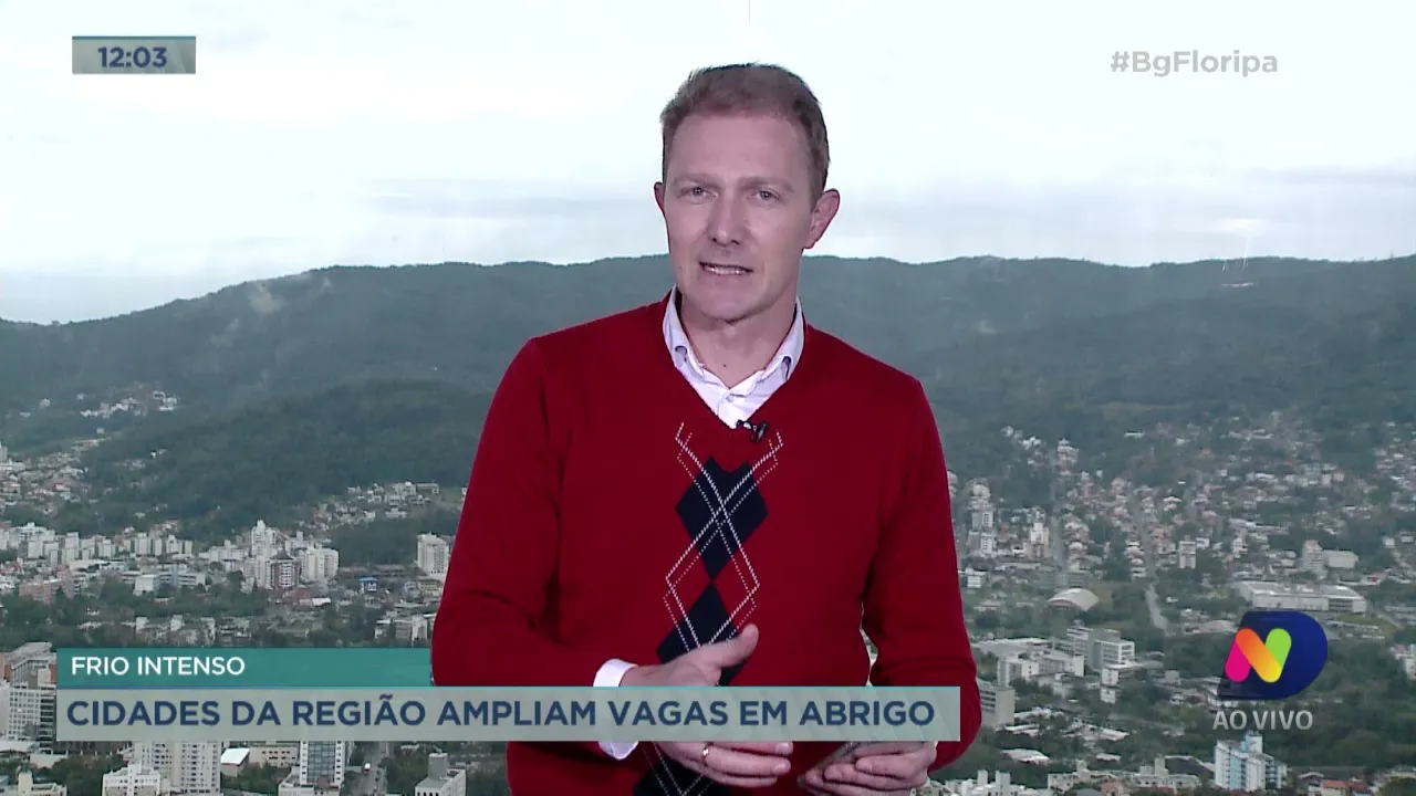 Com previsão de frio intenso, cidades de SC ampliam vagas em abrigos