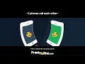 2 phones call each other