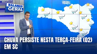Central do Tempo – Frente fria traz chuva e risco de temporais no litoral catarinense