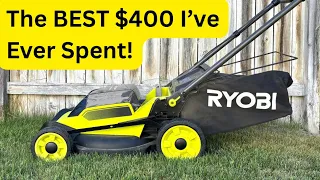 Ryobi s NEW 40V Lawn Mower is a Game Changer Honest Review