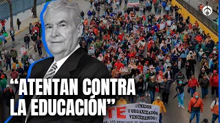 "CNTE ha convertido a la educación pública en rehén": Alfonzo Zarate