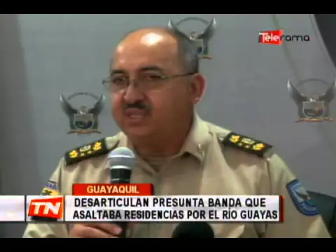 Desarticulan presunta banda que asaltaba residencias por el río Guayas