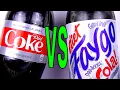 Diet Coke vs Faygo Diet Cola What is the Best Tasting Diet Soda pop FoodFights Review Taste Test