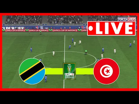 Video Thumbnail: 🔴 LIVE: Tanzania vs Tunisia | AFCON 2025 | Full Match Simulation