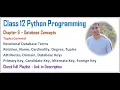 Database Concepts Class 12 Computer Science with Python 41