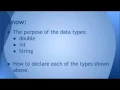 Java 1 Study Guide Test 1