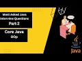Top Core Java interview question Answers part 2 oop interview questions Q A