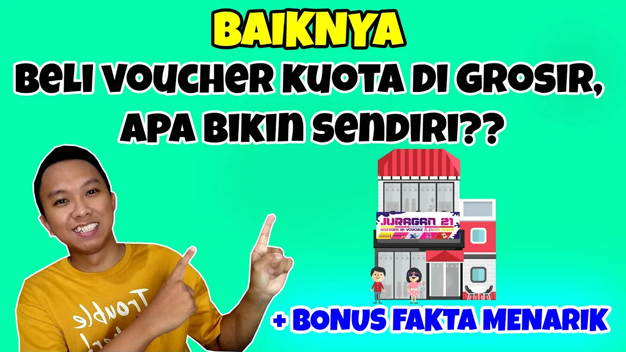 CARA MENGAMBIL KEUNTUNGAN VOUCHER INTERNET PER 1 PCS || USAHA KONTER !!