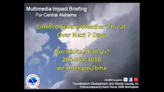 Multimedia Briefing - Limited Severe Threat