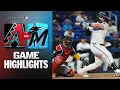 D-backs vs Marlins Game Highlights 26 MLB Highlights
