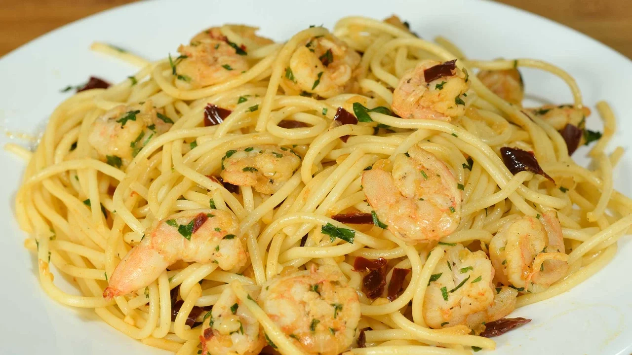 Delicioso Espagueti Con Camarn Ft. Al estilo chef roger Men da de las madres