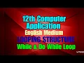 12th Computer Looping Do while loop