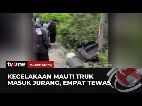 Truk Pengangkut Puluhan Orang Masuk Jurang, Empat Tewas