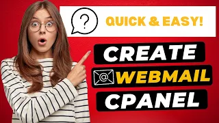 How To Create And Setup Webmail in cPanel 2026 - FAST Easy