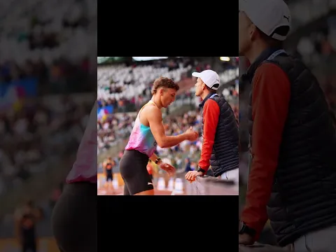 Behind every athlete there is a coach 🧐 #DiamondLeague 💎 #BrusselsDL 🇧🇪