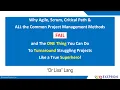 Critical Chain Project Management BUILDING PROJECT NETWORKS Theory of Constraints Mini-Masterclass