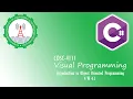 Intro to Object Oriented Programming 4 W 4 1