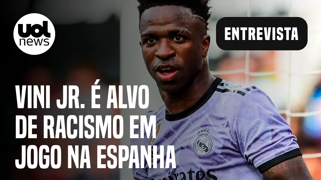 Vini Jr. deixar Espanha seria vitória dos racistas, mas violência é grande, diz pesquisador