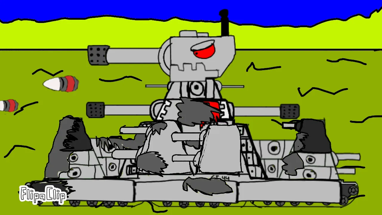 Kb 44 vs leviathan part 4 - Cartoon About Tanks