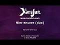 Karaoké Hier encore (duo) - Charles Aznavour *