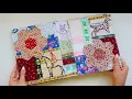 my new journal with TUTORIAL Felt Fabric Journal Cover DIY