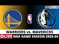 GOLDEN STATE WARRIORS VS DALLAS MAVERICKS NBA Game Score Radio Play-by-Play