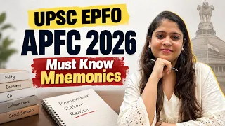 Know Mnemonics For UPSC EPFO APFC 2026 Current Affairs