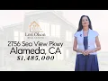 RARE Opportunity in Alameda 2756 Sea View Pkwy FOR SALE
