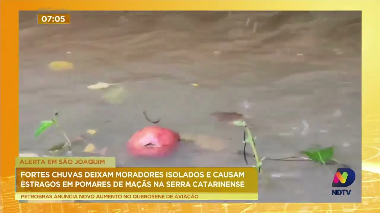 São Joaquim: Fortes chuvas causam prejuízo para moradores e agricultura