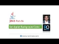 Java Part-56 How to Set Applet Background Color Gujarati