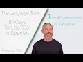 Using De in Spanish The Language Tutor Lesson 79
