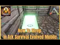How to sleep in ark Survival Evolved