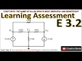 Chapter 3 Learning Assessment E 3 2 Solution Nodal Analysis Linear Circuit Analysis