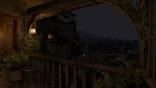 Balcony Rain & Thunderstorm Sounds